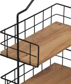 Metalen Keuken Etagere 2 Laags Van Naturn Living | Keuken Opbergrek | Kruidenpotjes Rek | Kruiden Organizer | Keuken Rek Specerijen | Mat Zwart -Dagelijkse Benodigdheden Winkel 1018x1200