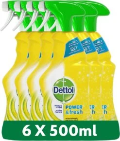Dettol - Power & Fresh - Allesreinger Spray - Citrus - 6 X 500 Ml -Dagelijkse Benodigdheden Winkel 1021x1200 3
