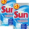 SUN® Sun - Vaatwasmachinereiniger - Pak 3 Dosissen - 2 Stuks -Dagelijkse Benodigdheden Winkel 1030x1200