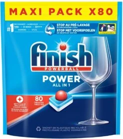Finish Power All In One Regular Vaatwastabletten - 80 Stuks -Dagelijkse Benodigdheden Winkel 1065x1200