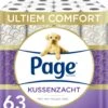 Page Toiletpapier - 63 Rollen - Kussenzacht Wc Papier (3-laags) - Met Extra Zijde - Voordeelverpakking -Dagelijkse Benodigdheden Winkel 1066x1200
