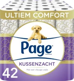 Page Toiletpapier - 42 Rollen - Kussenzacht Wc Papier (3-laags) - Voordeelverpakking