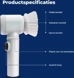 B-care Magic Brush - Elektrische Multifunctionele Schoonmaakborstel - 7 Opzetstukken - Wasborstel - Poetsmachine - Schrobborstel - Handborstel - Werkborstel - Schrobber - Boorborstel - Reinigingsborstel 25 B-care Magic Brush - Elektrische Multifunctionele Schoonmaakborstel - 7 Opzetstukken - Wasborstel - Poetsmachine - Schrobborstel - Handborstel - Werkborstel - Schrobber - Boorborstel - Reinigingsborstel -Dagelijkse Benodigdheden Winkel 1140x1200 3