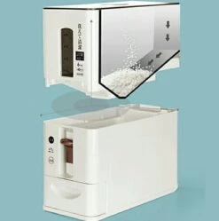 Merkloos TDR-Japans Rijst/Granen Container/Dispenser/ Opbergdoos - 6KG Inhoud - Wit 21 Merkloos TDR-Japans Rijst/Granen Container/Dispenser/ Opbergdoos - 6KG Inhoud - Wit -Dagelijkse Benodigdheden Winkel 1191x1200 4