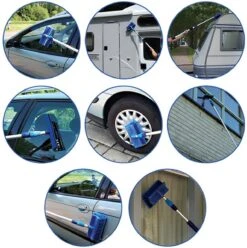 PROPLUS Pro Plus Wasborstel - Heavy Duty - Telescopische Steel - Uitschuifbaar Tot 3 Meter -Dagelijkse Benodigdheden Winkel 1193x1200