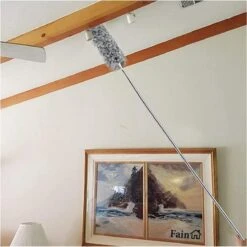 Fain® Plumeau Met Telescoopsteel – Grijs – 80 Tot 280 Cm - Uitschuifbaar – Wasbaar - Flexibel 360° Draaibaar – Duster - Microvezel Ragebol -Dagelijkse Benodigdheden Winkel 1198x1200 12