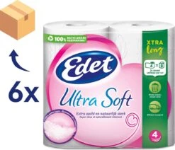 Edet Ultra Soft Xtra Long 4-laags Toiletpapier - 24 = 48 Rollen -Dagelijkse Benodigdheden Winkel 1200x1029 1