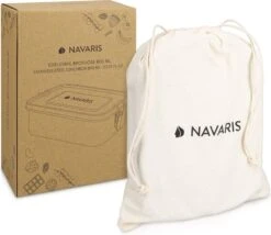 Navaris RVS Broodtrommel Met Verdeler - Meal Prep Bakje - Vershouddoos - Lunchbox - 17 X 13 X 6 Cm - Inhoud 0,8 Liter - Vaatwasbestendig -Dagelijkse Benodigdheden Winkel 1200x1041