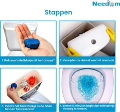 Needum ® Toiletblokjes Voor Inbouwreservoirs – WC-blokjes – Toiletblokken In Een Voordeelverpakking – 30 Stuks -Dagelijkse Benodigdheden Winkel 1200x1129 3