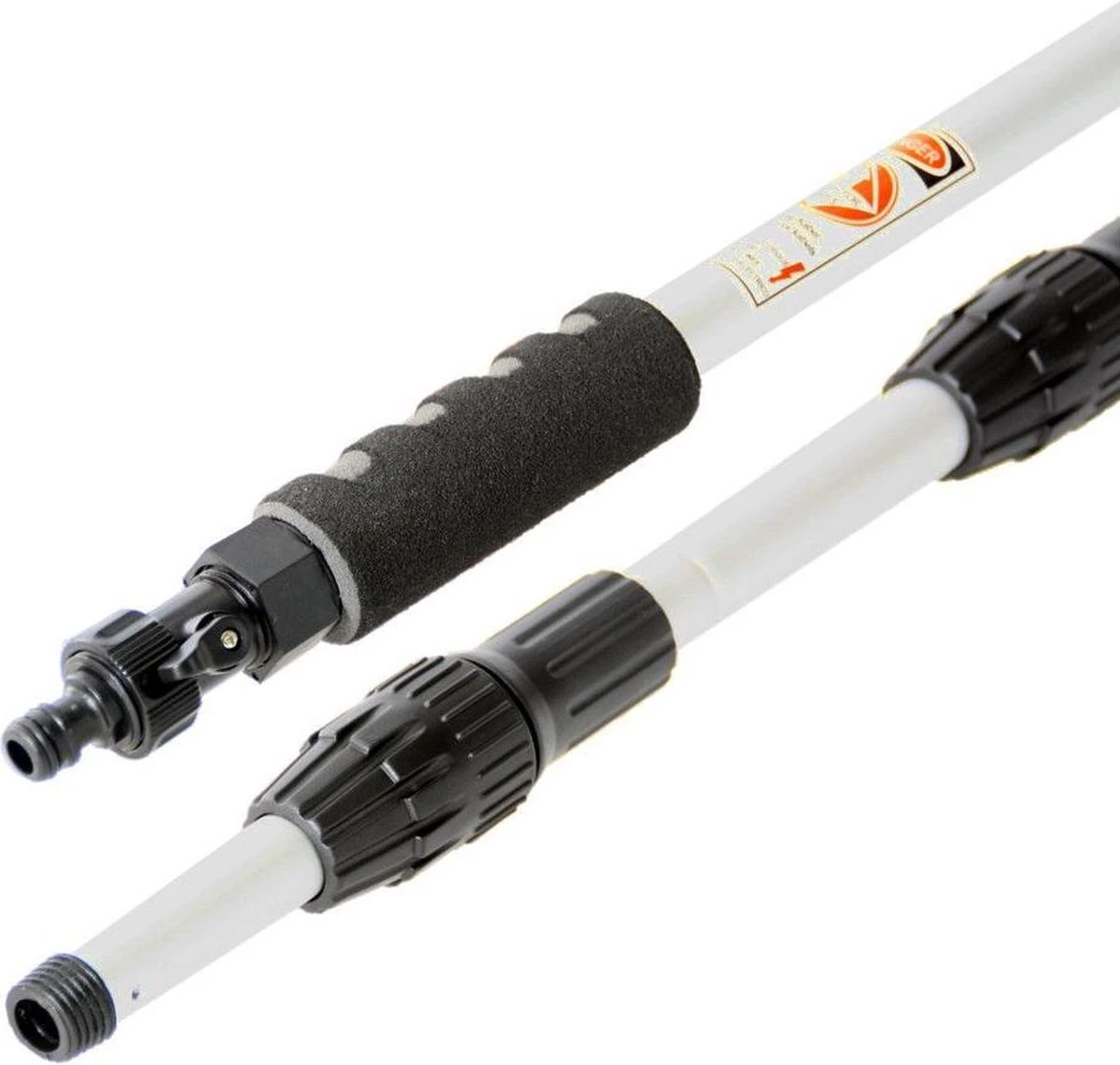 Zonnepanelen / Auto / Ramen Wassen Telescoopsteel Met Borstel Waterdoorlatende Wasborstel Met Telescopische Steel 4 Meter En Gardena Aansluiting / Wasborstel Met Uitschuifbare Telescoopsteel Met Waterdoorvoer 8 Zonnepanelen / Auto / Ramen Wassen Telescoopsteel Met Borstel Waterdoorlatende Wasborstel Met Telescopische Steel 4 Meter En Gardena Aansluiting / Wasborstel Met Uitschuifbare Telescoopsteel Met Waterdoorvoer - Afbeelding 6