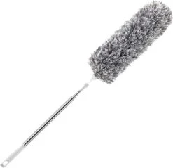 Fain® Plumeau Met Telescoopsteel – Grijs – 80 Tot 280 Cm - Uitschuifbaar – Wasbaar - Flexibel 360° Draaibaar – Duster - Microvezel Ragebol -Dagelijkse Benodigdheden Winkel 1200x1163 2