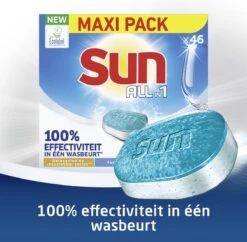 SUN® Sun All-in 1 Normaal Vaatwastabletten - 276 Tabletten - Voordeelverpakking -Dagelijkse Benodigdheden Winkel 1200x1174 1