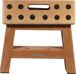 PUHLMANN - Inklapbare Kruk, JAMES, Hout, 23 Cm Hoog, Max 150 Kilo -Dagelijkse Benodigdheden Winkel 1200x1178 1