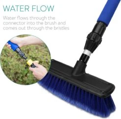 Navaris Telescopische Autowasborstel - Watergevoerde Wasborstel Voor Auto's En Ramen Met Uitschuifbare Lange Handgreep En Zachte Haren - Blauw -Dagelijkse Benodigdheden Winkel 1200x1182 3