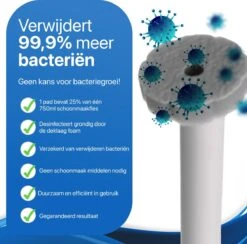 RevoBrush 28x Crystal Clean Foaming Pads Navulling - WC Borstel Met Houder Vrijstaand 12 RevoBrush 28x Crystal Clean Foaming Pads Navulling - WC Borstel Met Houder Vrijstaand -Dagelijkse Benodigdheden Winkel 1200x1184 2
