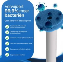 RevoBrush 28x Ocean Breeze Foaming Pads Navulling - WC Borstel Met Houder Vrijstaand -Dagelijkse Benodigdheden Winkel 1200x1184 3