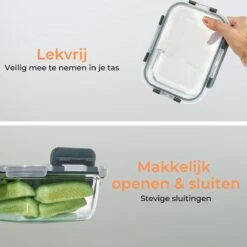 Formilo Meal Prep Bakjes - Lekvrije Vershoudbakjes - Diepvriesbakjes - Luchtdicht - BPA Vrij - Glas - 10 Stuks -Dagelijkse Benodigdheden Winkel 1200x1199 10