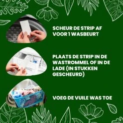 Hakuna Matata Wasmiddel 96 - Compressed - Wasstrips - Voordeelverpakking - Eco Wasmiddel Wit En Kleur - Laundry Strips 12 Hakuna Matata Wasmiddel 96 - Compressed - Wasstrips - Voordeelverpakking - Eco Wasmiddel Wit En Kleur - Laundry Strips -Dagelijkse Benodigdheden Winkel 1200x1200 3