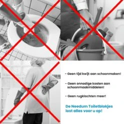 Needum ® Toiletblokjes Voor Inbouwreservoirs – WC-blokjes – Toiletblokken In Een Voordeelverpakking – 30 Stuks -Dagelijkse Benodigdheden Winkel 1200x1200 323