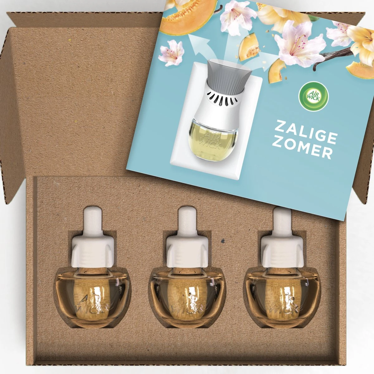 Air Wick Elektrische Luchtverfrisser - Zalige Zomer - 3 Navullingen 5 Air Wick Elektrische Luchtverfrisser - Zalige Zomer - 3 Navullingen - Afbeelding 3