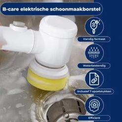 B-care Magic Brush - Elektrische Multifunctionele Schoonmaakborstel - 7 Opzetstukken - Wasborstel - Poetsmachine - Schrobborstel - Handborstel - Werkborstel - Schrobber - Boorborstel - Reinigingsborstel 16 B-care Magic Brush - Elektrische Multifunctionele Schoonmaakborstel - 7 Opzetstukken - Wasborstel - Poetsmachine - Schrobborstel - Handborstel - Werkborstel - Schrobber - Boorborstel - Reinigingsborstel -Dagelijkse Benodigdheden Winkel 1200x1200 466