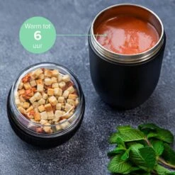 Coninx Thermos Lunchbox - Muesli Beker To Go - Isoleer Lunchpot - Yoghurtbeker To Go - Mueslibeker 840ml (600ml+240ml) - RVS / Zwart 15 Coninx Thermos Lunchbox - Muesli Beker To Go - Isoleer Lunchpot - Yoghurtbeker To Go - Mueslibeker 840ml (600ml+240ml) - RVS / Zwart -Dagelijkse Benodigdheden Winkel 1200x1200 501