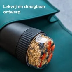 Coninx Thermos Lunchbox - Muesli Beker To Go - Isoleer Lunchpot - Yoghurtbeker To Go - Mueslibeker 840ml (600ml+240ml) - RVS / Zwart 20 Coninx Thermos Lunchbox - Muesli Beker To Go - Isoleer Lunchpot - Yoghurtbeker To Go - Mueslibeker 840ml (600ml+240ml) - RVS / Zwart -Dagelijkse Benodigdheden Winkel 1200x1200 503