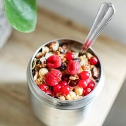 Coninx Thermos Lunchbox - Muesli Beker To Go - Isoleer Lunchpot - Yoghurtbeker To Go - Mueslibeker 840ml (600ml+240ml) - RVS -Dagelijkse Benodigdheden Winkel 1200x1200 537