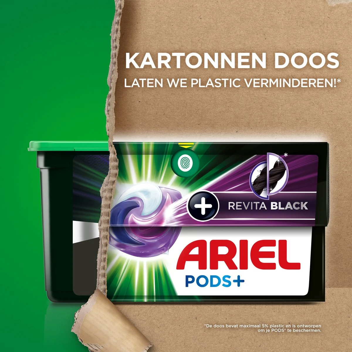 Ariel Wasmiddel Pods + Revitablack - Voor De Zwarte Was - 4 X 28 Wasbeurten - Voordeelverpakking 5 Ariel Wasmiddel Pods + Revitablack - Voor De Zwarte Was - 4 X 28 Wasbeurten - Voordeelverpakking - Afbeelding 3