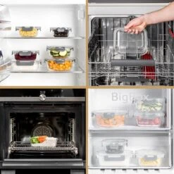 Vershoudbakjes - Meal Prep Bakjes - Diepvriesbakjes - Vershouddoos - Vershoudbakjes Set - Glas - 12 Stuks - BPA Vrij - Stosh -Dagelijkse Benodigdheden Winkel 1200x1200 604