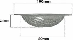 Merkloos Luxe RVS Gootsteen Zeef Ø80 - 90mm - Gootsteenstop - Afvoerzeef - Korfplug -Dagelijkse Benodigdheden Winkel 1200x667