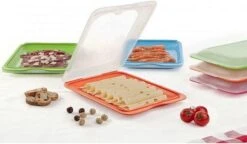 Merkloos Vershouddozen Vleeswarendoos Koelkast Vershoudbakje Bewaren Koelkast Beleg Bewaardoos Broodbeleg Stapelbaar Met Deksel 4 Stuks -Dagelijkse Benodigdheden Winkel 1200x701