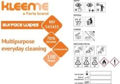 Schoonmaakdoekjes - Ontsmettingsdoekjes - Desinfectiedoekjes - Desinfectie Doekjes - KleenMe - Alcohol Doekjes - Alcoholdoekjes - Allesreiniger Zachte Antibacteriële Alcohol Wipes- 100 Doekjes - Met Dispenser - 70% Alcohol - 185 X 110mm -Dagelijkse Benodigdheden Winkel 1200x846