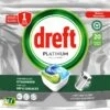 Dreft Platinum All In One - Vaatwascapsules - Original - Voordeelverpakking 5 X 20 Capsules -Dagelijkse Benodigdheden Winkel 1200x852 1