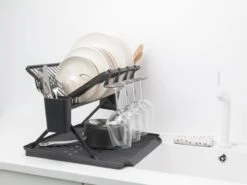 Brabantia SinkSide Afdruiprek - Inklapbaar - Dark Grey -Dagelijkse Benodigdheden Winkel 1200x900 11