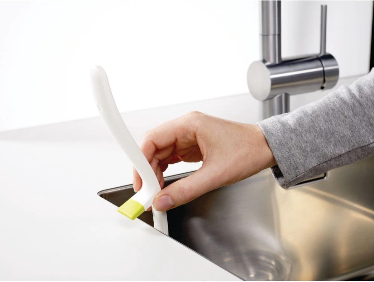 Joseph Joseph Edge Vaatwasborstel - Met Ingebouwde Gootsteensteun - Antraciet 6 Joseph Joseph Edge Vaatwasborstel - Met Ingebouwde Gootsteensteun - Antraciet - Afbeelding 4