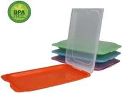 Merkloos Vershouddozen Vleeswarendoos Koelkast Vershoudbakje Bewaren Koelkast Beleg Bewaardoos Broodbeleg Stapelbaar Met Deksel 4 Stuks -Dagelijkse Benodigdheden Winkel 1200x919