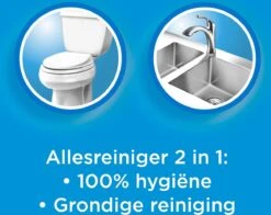 Ajax® Ajax Allesreiniger 100% Hygiene 6 X 1L - Voordeelverpakking -Dagelijkse Benodigdheden Winkel 1200x953
