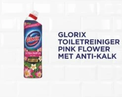 Glorix WC Powergel Toiletreiniger Pink Flower - 6 X 750 Ml - Voordeelverpakking -Dagelijkse Benodigdheden Winkel 1200x961