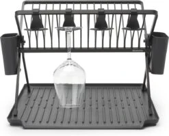 Brabantia SinkSide Afdruiprek - Inklapbaar - Dark Grey -Dagelijkse Benodigdheden Winkel 1200x969 1