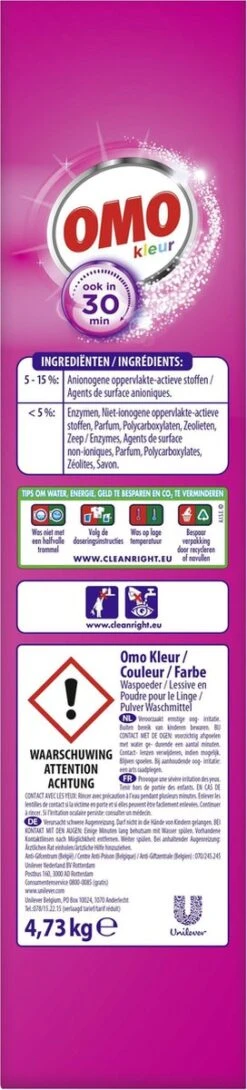 Omo Kleur XXL Waspoeder Voor De Gekleurde Was - 80 Wasbeurten -Dagelijkse Benodigdheden Winkel 272x1200 1