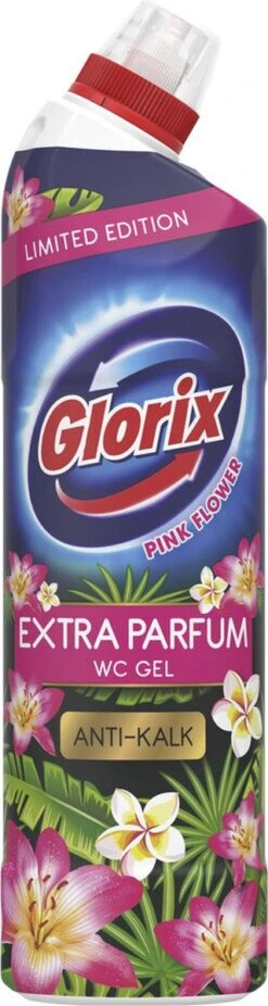 Glorix WC Powergel Toiletreiniger Pink Flower - 6 X 750 Ml - Voordeelverpakking -Dagelijkse Benodigdheden Winkel 320x1200 1