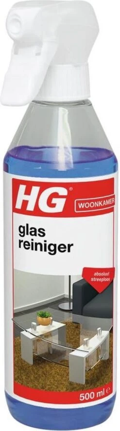 HG Glasreiniger - 500ml - 100% Streeploze Glans - Snel Droog -Dagelijkse Benodigdheden Winkel 334x1200
