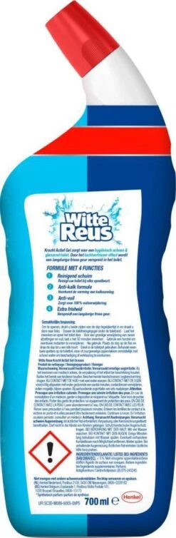 Witte Reus Toiletreiniger - Kracht Actief Gel Oceaan - Voordeelverpakking 10 X 700ml -Dagelijkse Benodigdheden Winkel 393x1200 3