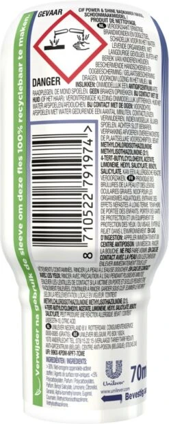 Cif Power & Shine Badkamer Ecorefill Capsule - 10 X 70 Ml - Voordeelverpakking -Dagelijkse Benodigdheden Winkel 478x1200 2