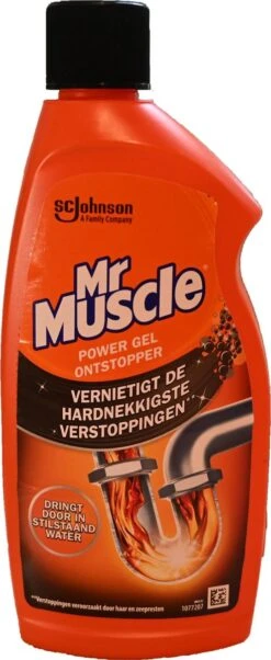 3x Mr. Muscle Power Gel Ontstopper 500 Ml -Dagelijkse Benodigdheden Winkel 492x1200