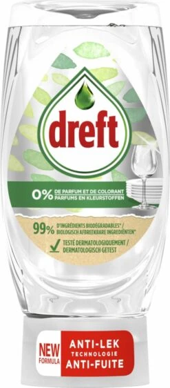 Dreft Afwasmiddel Pure & Clean - 8 X 370 Ml - Voordeelverpakking -Dagelijkse Benodigdheden Winkel 527x1200
