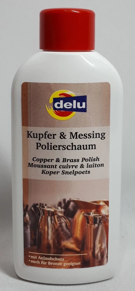 Delu - Koper En Messing - Snelpoets - Lange Glansbescherming - 150 Ml - Ruikt Fris - Een Aanrader !! 3 Delu - Koper En Messing - Snelpoets - Lange Glansbescherming - 150 Ml - Ruikt Fris - Een Aanrader !!