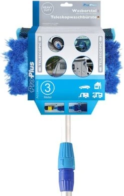 PROPLUS Pro Plus Wasborstel - Heavy Duty - Telescopische Steel - Uitschuifbaar Tot 3 Meter -Dagelijkse Benodigdheden Winkel 762x1200