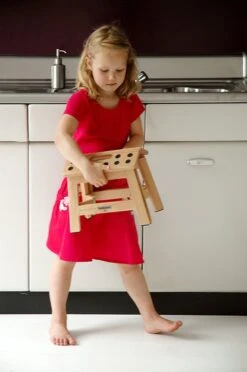 PUHLMANN - Inklapbare Kruk, JAMES, Hout, 23 Cm Hoog, Max 150 Kilo -Dagelijkse Benodigdheden Winkel 797x1200